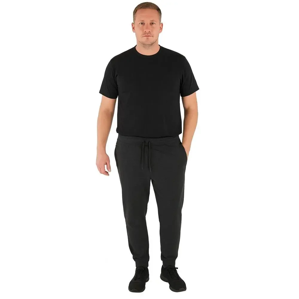 mens jogger sweatpants XXL gray heather lounge athleisure oversized comfy